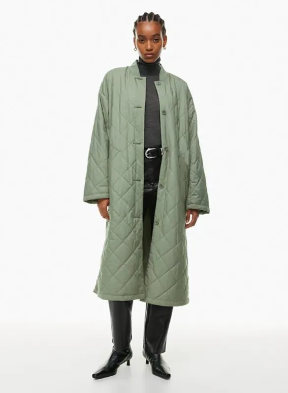 pavant quilted long jacket sold by Aritzia
