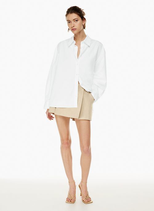 essential poplin oversized shirt sold by Aritzia product image thumbnail 2