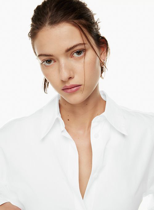 essential poplin oversized shirt sold by Aritzia product image thumbnail 3