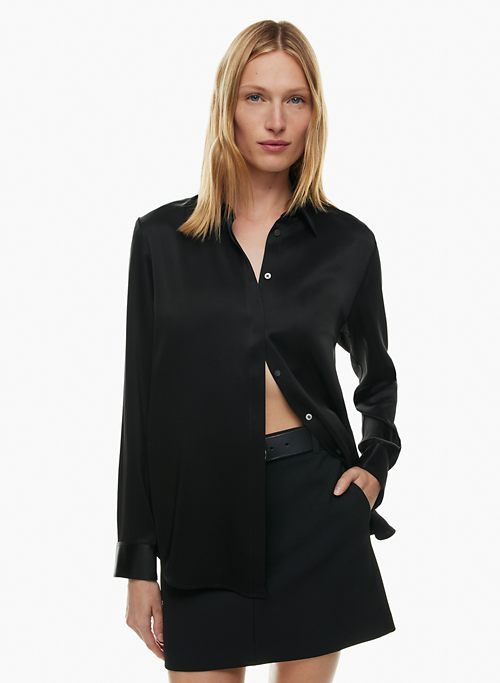 prospect satin shirt sold by Aritzia product image thumbnail 2
