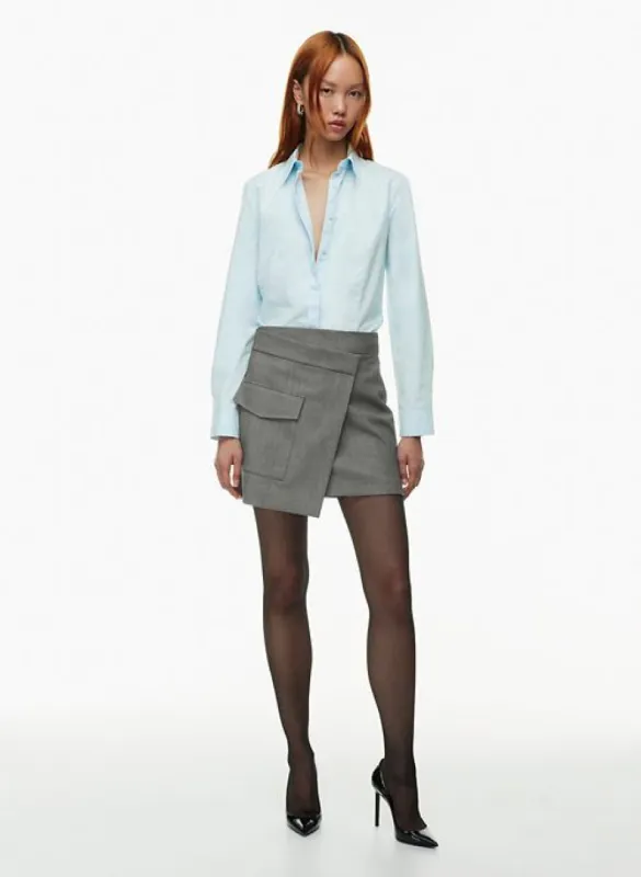essential slim poplin shirt sold by Aritzia