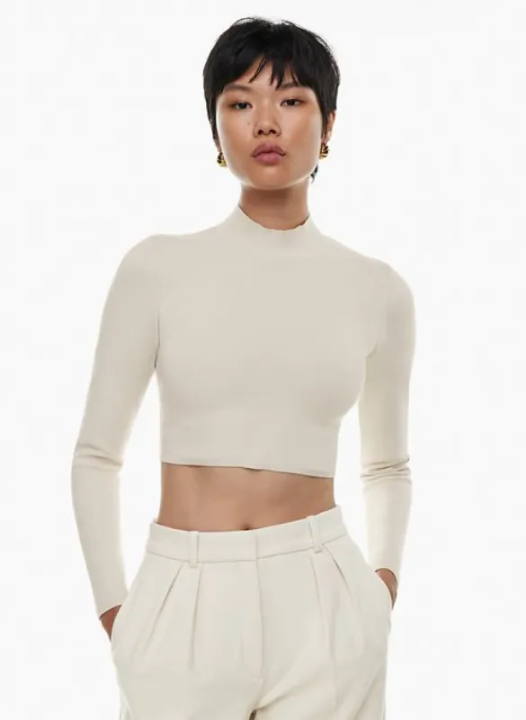 sculpt knit level turtleneck sold by Aritzia
