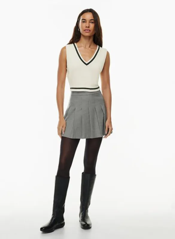 quinn sweater vest sold by Aritzia