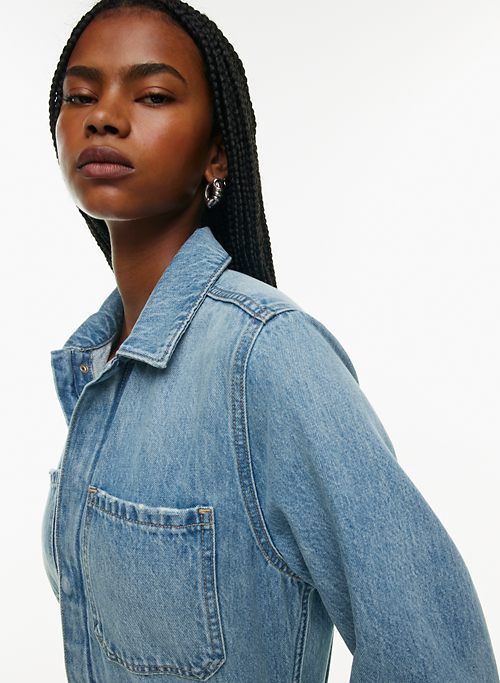 the 90s denim jumpsuit sold by Aritzia product image thumbnail 4