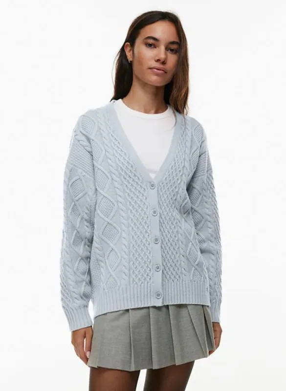 new peggy cardigan sold by Aritzia