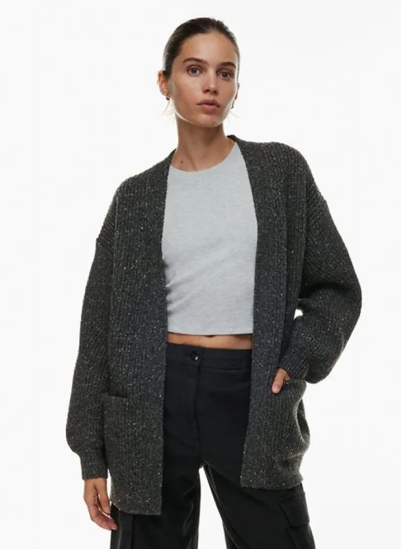 unwind cardigan sold by Aritzia