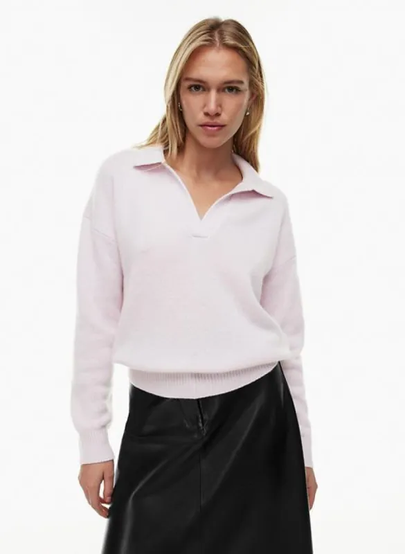 luxe cashmere clara sweater sold by Aritzia