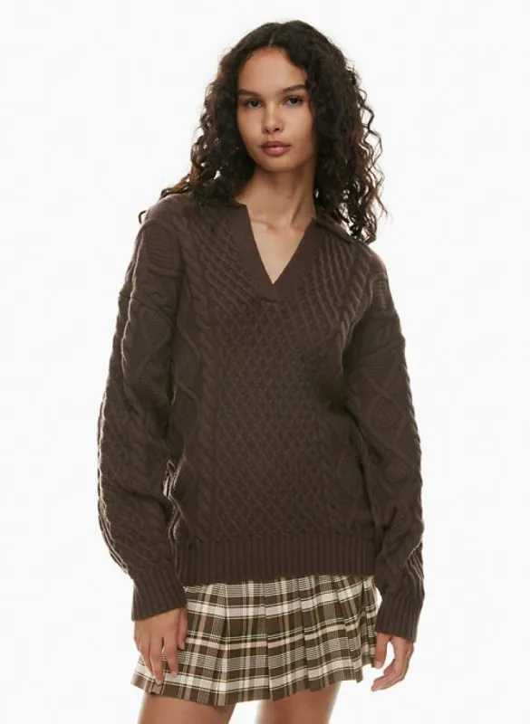 peggy polo sweater sold by Aritzia
