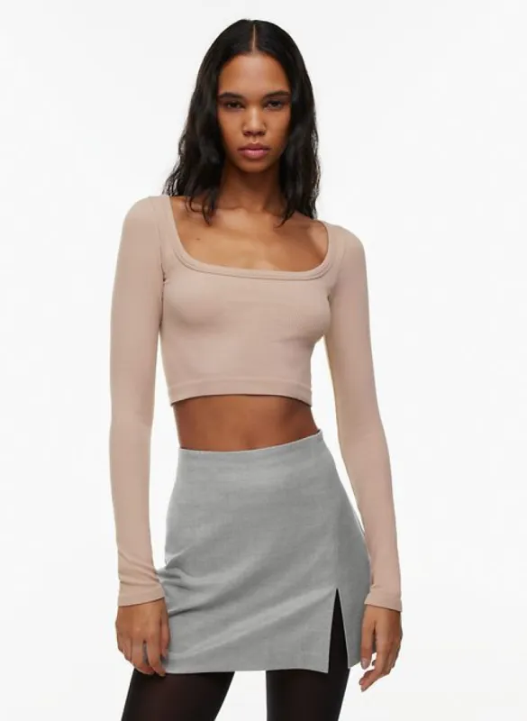 sinchseamless™ rib sasha longsleeve sold by Aritzia