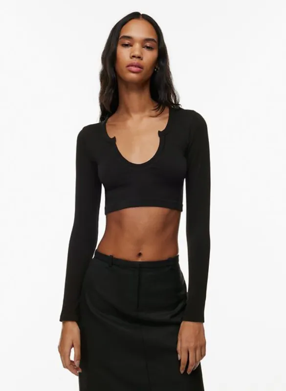 sinchseamless™ rib juliet longsleeve sold by Aritzia