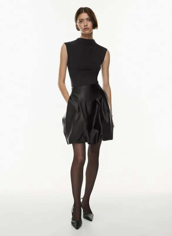 popina satin skirt made by Aritzia