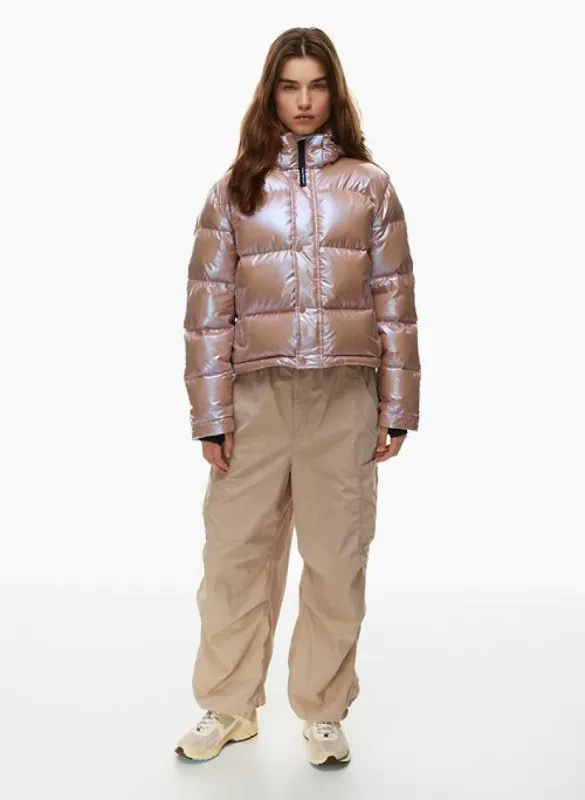 the super puff™ shorty sold by Aritzia