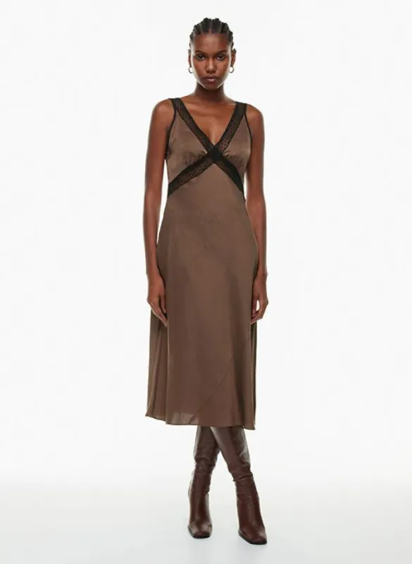 realism satin dress sold by Aritzia