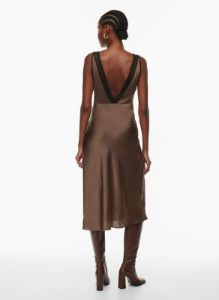 realism satin dress sold by Aritzia