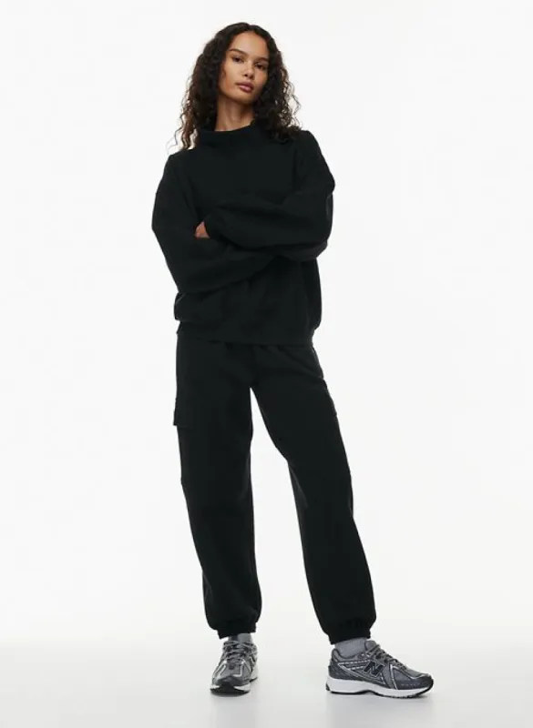 cozy fleece mega turtleneck sweatshirt sold by Aritzia