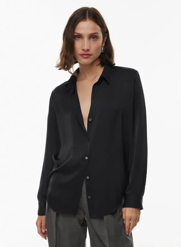 salma satin shirt sold by Aritzia