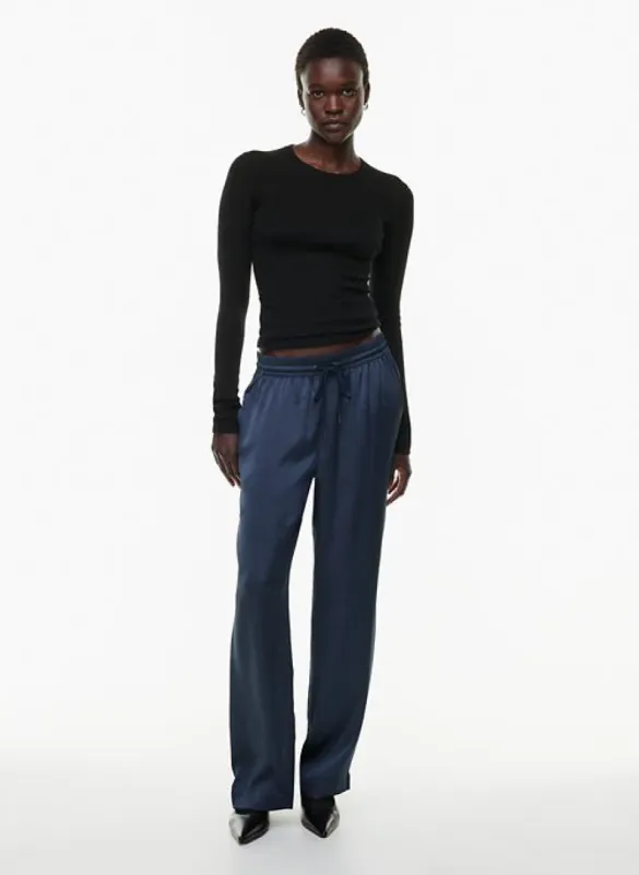 thesis satin pant sold by Aritzia