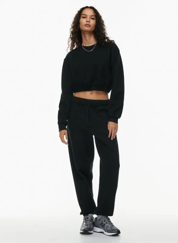 cozy fleece perfect cinch sweatshirt sold by Aritzia