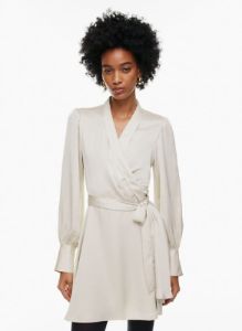hyde satin mini dress sold by Aritzia