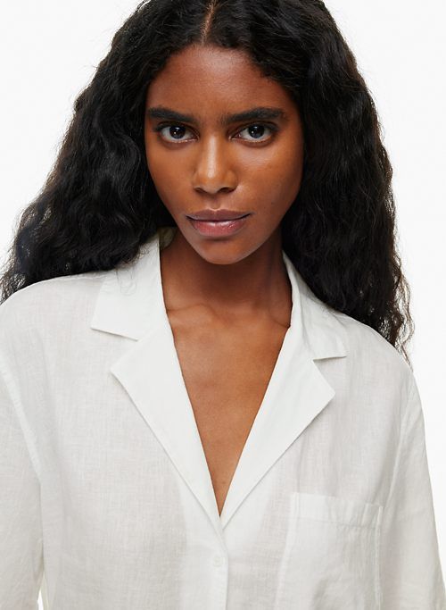 abode linen shirt sold by Aritzia product image thumbnail 3