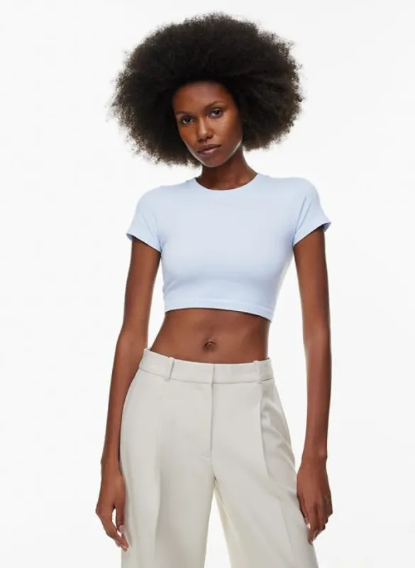 sinch rib willow cropped t-shirt sold by Aritzia