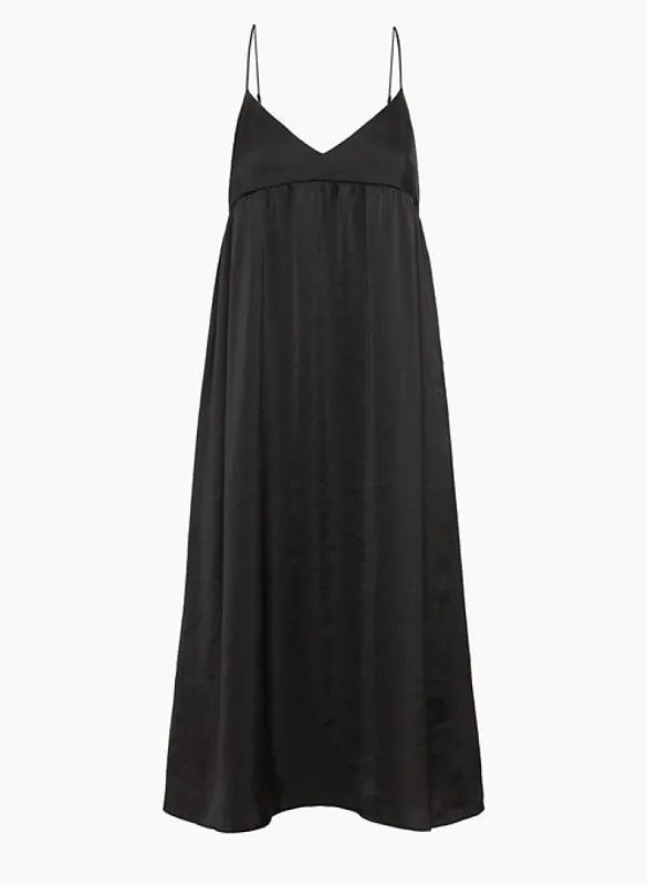 lover satin midi dress made by Aritzia