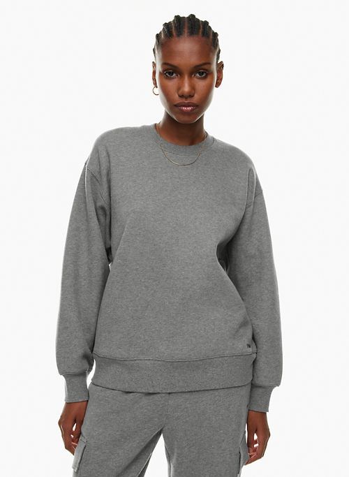 cozy fleece boyfriend crew sweatshirt sold by Aritzia product image thumbnail 2