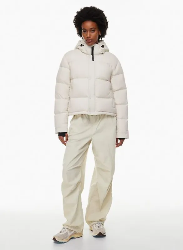 the super puff™ shorty sold by Aritzia
