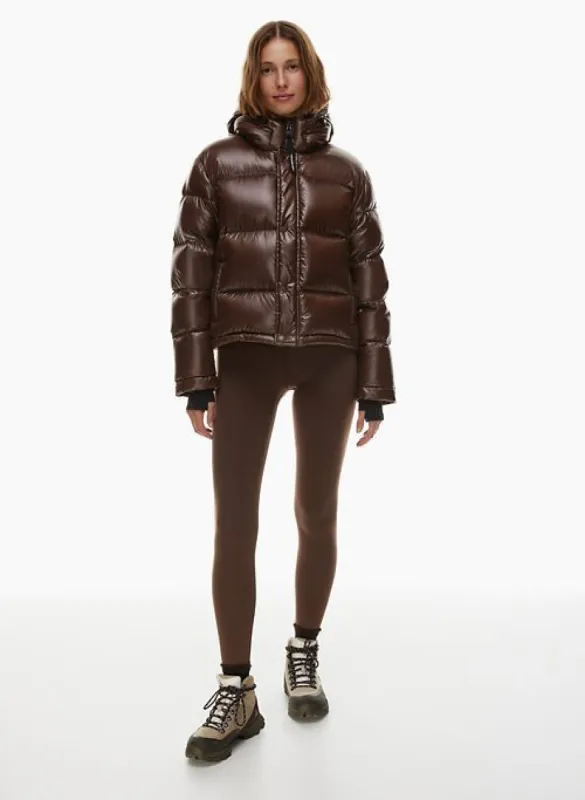 the super puff™ shorty sold by Aritzia