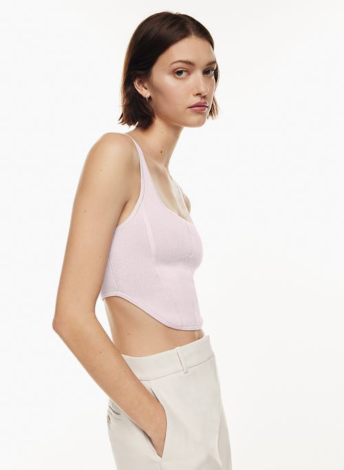 sculpt knit bustier tank sold by Aritzia product image thumbnail 2