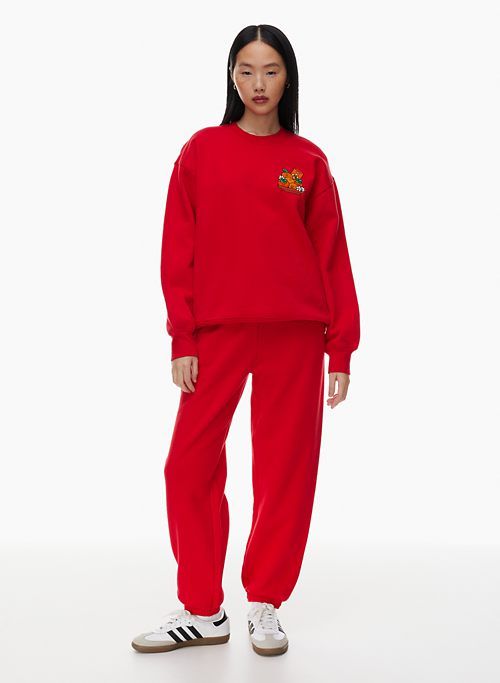 lunar new year boyfriend crew sweatshirt sold by Aritzia product image thumbnail 3