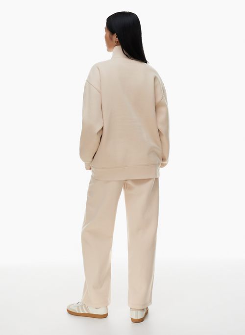 cozy fleece boyfriend 1/2 zip sweatshirt sold by Aritzia product image thumbnail 5