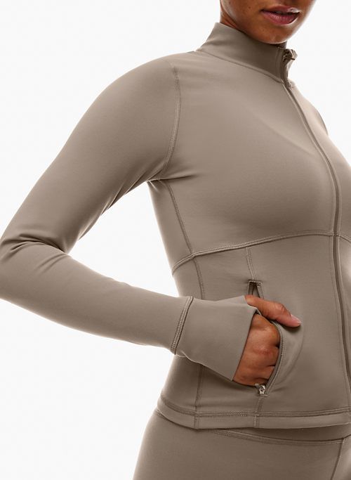 TnAction Women's Tnalife Relay Zip-Up Jacket in Turner Taupe size 2XS sold by Aritzia product image thumbnail 2