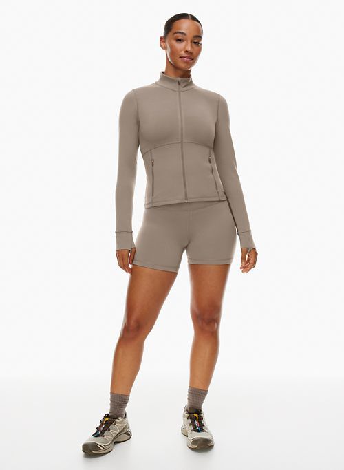 TnAction Women's Tnalife Relay Zip-Up Jacket in Turner Taupe size 2XS sold by Aritzia product image thumbnail 3