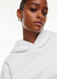 cozy fleece perfect hoodie sold by Aritzia