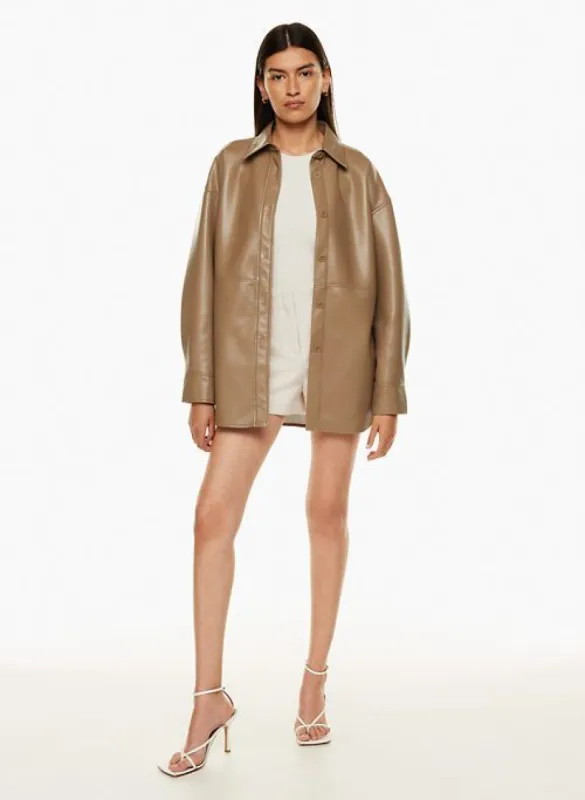pelli shirt jacket sold by Aritzia