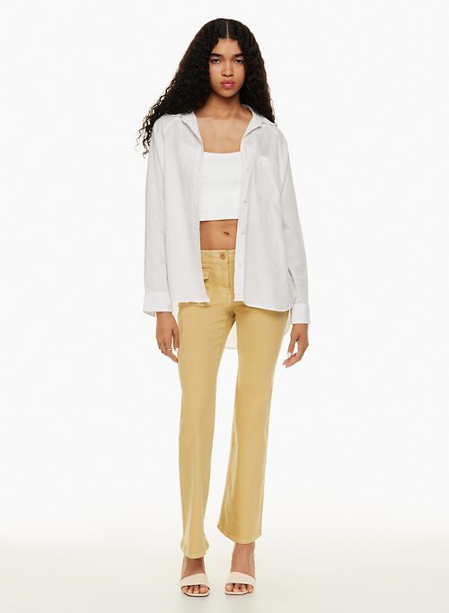 boyfriend linen shirt sold by Aritzia product image thumbnail 2