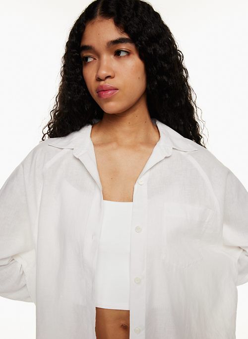 boyfriend linen shirt sold by Aritzia product image thumbnail 3