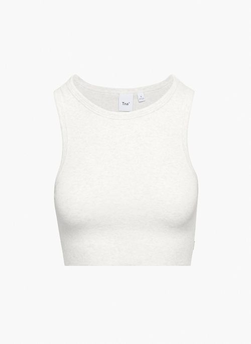 ribbed cropped racer tank sold by Aritzia product image thumbnail 7