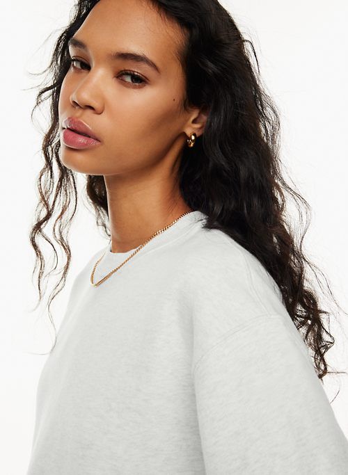 cozy fleece perfect crew sweatshirt sold by Aritzia product image thumbnail 3