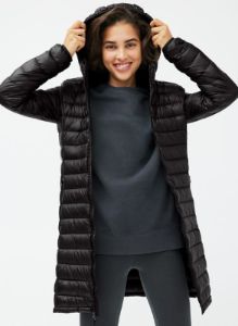 botanie long puffer sold by Aritzia