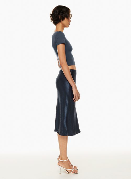 slip midi skirt sold by Aritzia product image thumbnail 3