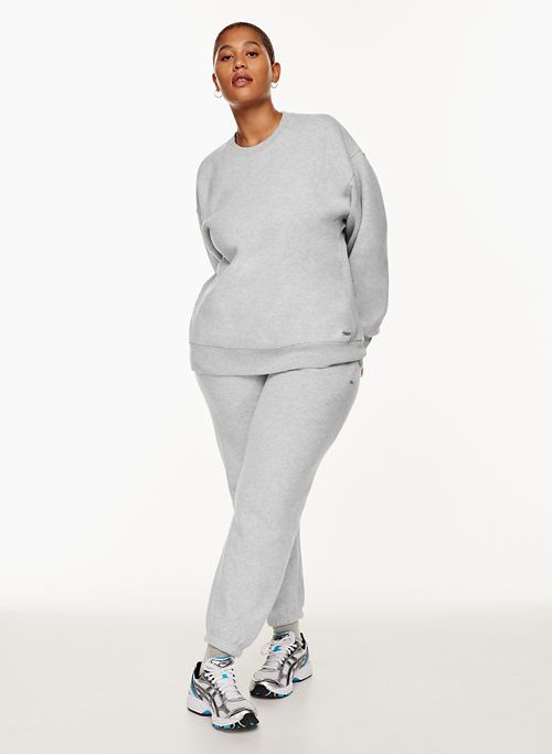 cozy fleece boyfriend crew sweatshirt sold by Aritzia product image thumbnail 2