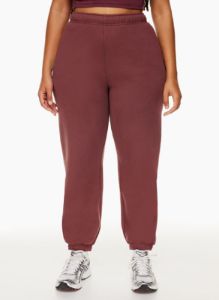 cozy fleece mega sweatpant sold by Aritzia