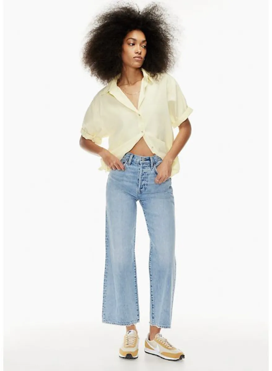 the farrah high rise wide leg 28l sold by Aritzia
