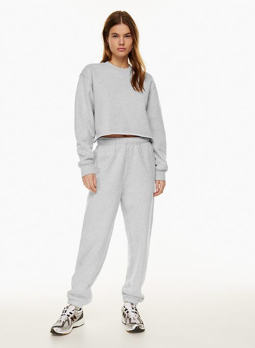 cozy fleece perfect cropped sweatshirt sold by Aritzia product image thumbnail 2