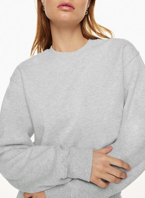 cozy fleece perfect cropped sweatshirt sold by Aritzia product image thumbnail 3