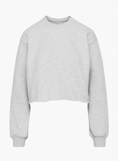cozy fleece perfect cropped sweatshirt sold by Aritzia product image thumbnail 6