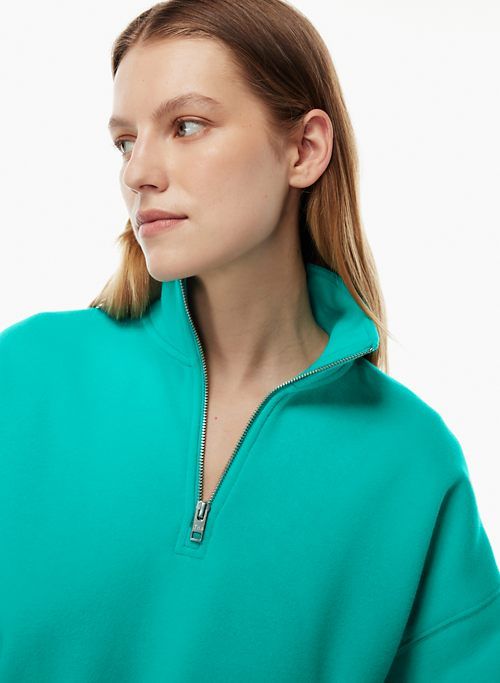 cozy fleece mega ¼ zip sweatshirt sold by Aritzia product image thumbnail 3
