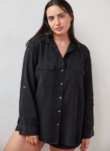 utility button-up sold by Aritzia